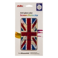Пленка защитная Mokin для iPhone 4/4s  флаг Британии и задняя