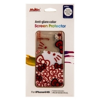 Пленка защитная Mokin для iPhone 4/4s Hello Kitty бантики передняя и задняя