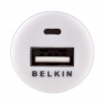 Автомобильное зарядное устройство BELKIN для iPad/iPhone/iPod белое 1000mA