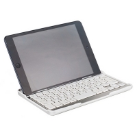 Клавиатура для iPad mini Mobile bluetooth keyboard белая с русскими буквами Kallin