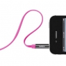 Кабель Belkin MIXIT Aux Cable 3.5mm розовый плоский