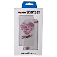 Пленка защитная Mokin для iPhone 4/4s Валентинка  передняя и задняя