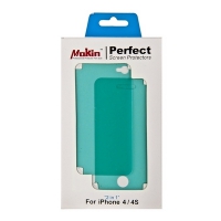 Пленка защитная Mokin для iPhone 4/4s голубой бриллиант передняя и задняя