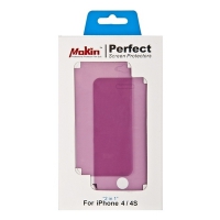 Пленка защитная Mokin для iPhone 4/4s розовый бриллиант и задняя