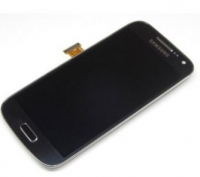 Дисплей в сборе с тачскрином в рамке для Samsung Galaxy S4 mini (i9190) Черный Оригинал
