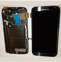Дисплей в сборе с тачскрином для Samsung Galaxy Note 2 (N7100) Черный Оригинал