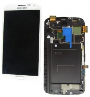 Дисплей в сборе с тачскрином для Samsung Galaxy Note 2 (N7100) Белый Оригинал