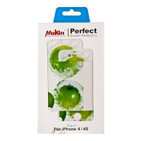 Пленка защитная Mokin для iPhone 4/4s Яблоки передняя и задняя