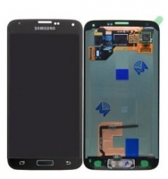 Дисплей в сборе с тачскрином для Samsung Galaxy S5 (G900H) Черный Оригинал