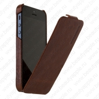 Чехол Borofone General flip Leather Case Coffee для iPhone 5