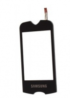 Сенсорное стекло (тачскрин) для Samsung Corby 3G (S3370) Черный 