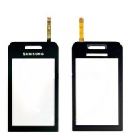 Сенсорное стекло (тачскрин) для Samsung Star (S5230W)  Черный 