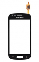 Сенсорное стекло (тачскрин) для Samsung Galaxy S Duos (S7562) Оригинал Черный