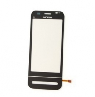 Сенсорное стекло (тачскрин) для Nokia C6-00 Черный