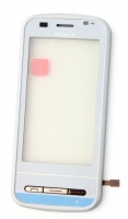 Сенсорное стекло (тачскрин) с рамкой крепления для Nokia C6-01 Оригинал