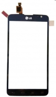 Сенсорное стекло (тачскрин) для LG Pro Lite Dual (D686) Черный