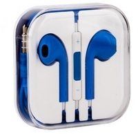 Гарнитура для iPhone/iPod и совместимые (синий)