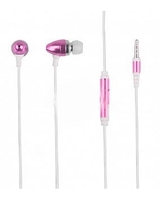 Гарнитура для iPhone/iPod с пультом (розовый)