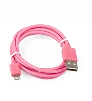 USB Дата-кабель "Belkin" Apple 8 pin (розовый)