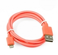 USB Дата-кабель "Belkin" Apple 8 pin (красный)