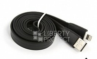 USB Дата-кабель "LP" для Apple iPhone/iPad/iPad mini 8 pin (черный)
