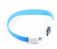 USB Дата-кабель на большом магните для Apple 8 pin (голубой)