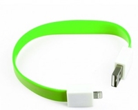 USB Дата-кабель на большом магните для Apple 8 pin (зеленый)