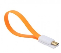 USB Дата-кабель на магните для Apple 8 pin (оранжевый)
