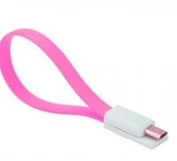 USB Дата-кабель на магните для Apple 8 pin (розовый)