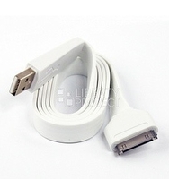 USB Дата-кабель "LP" для Apple iPhone/iPad 30 pin (белый)