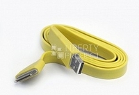 USB Дата-кабель "LP" для Apple iPhone/iPad 30 pin (желтый)