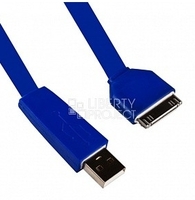 USB Дата-кабель "LP" для Apple iPhone/iPad 30 pin (синий)