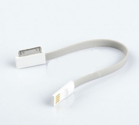USB Дата-кабель на магните для Apple 30 pin (серый)