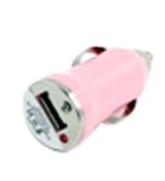 АЗУ с USB выходом 1А (розовый)