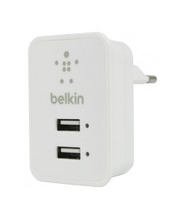 СЗУ "Belkin" 2,1A с двумя USB выходами + кабель Apple 8 pin (белый)