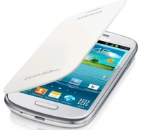 Чехол-обложка для Samsung Galaxy S3 mini i8190 Flip Cover (белый)