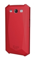 Чехол для Samsung i9300 iLuv жесткий пластик (красный)