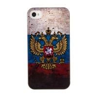 Накладка Fashion case для iPhone 4s/4 Вид 4 флаг России