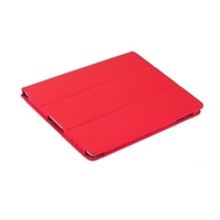 Чехол для iPad 2 красный полиуретановый треугольником