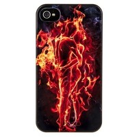 Накладка Fashion case для iPhone 4s/4 Вид 9 огонь
