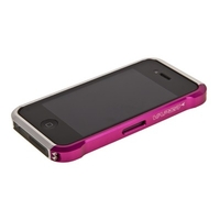 Бампер алюминиевый ELEMENT CASE Vapor 4 для iPhone 4s/4 серебряный/розовый