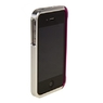 Бампер алюминиевый ELEMENT CASE Vapor 4 для iPhone 4s/4 серебряный/черный