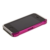 Бампер алюминиевый ELEMEUNT CASE Vapor 4 для iPhone 4s iPhone 4 серебряный розовый