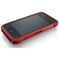 Бампер алюминиевый ELEMENT CASE Vapor 4 для iPhone 4s/4 красный