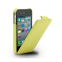 Чехол Melkco для iPhone 4s/4 Leather Case Jacka Type (Yellow LC)