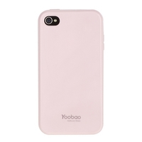 Чехол силиконовый для iPhone 4S/4 - Yoobao Colorful Protective case Peach pink