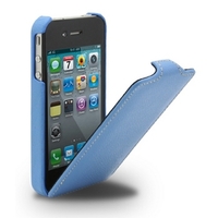Чехол Melkco для iPhone 4s/4 Leather Case Jacka Type (Blue LC)