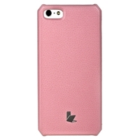Накладка Jisoncase для iPhone 5 цвет (Pink) светло-розовый 