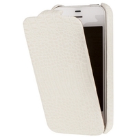 Чехол Borofone Crocodile Leather case White (белый) для iPhone 4s/4