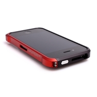 Бампер алюминиевый ELEMENT CASE Vapor 4 для iPhone 4s/4 черный/красный